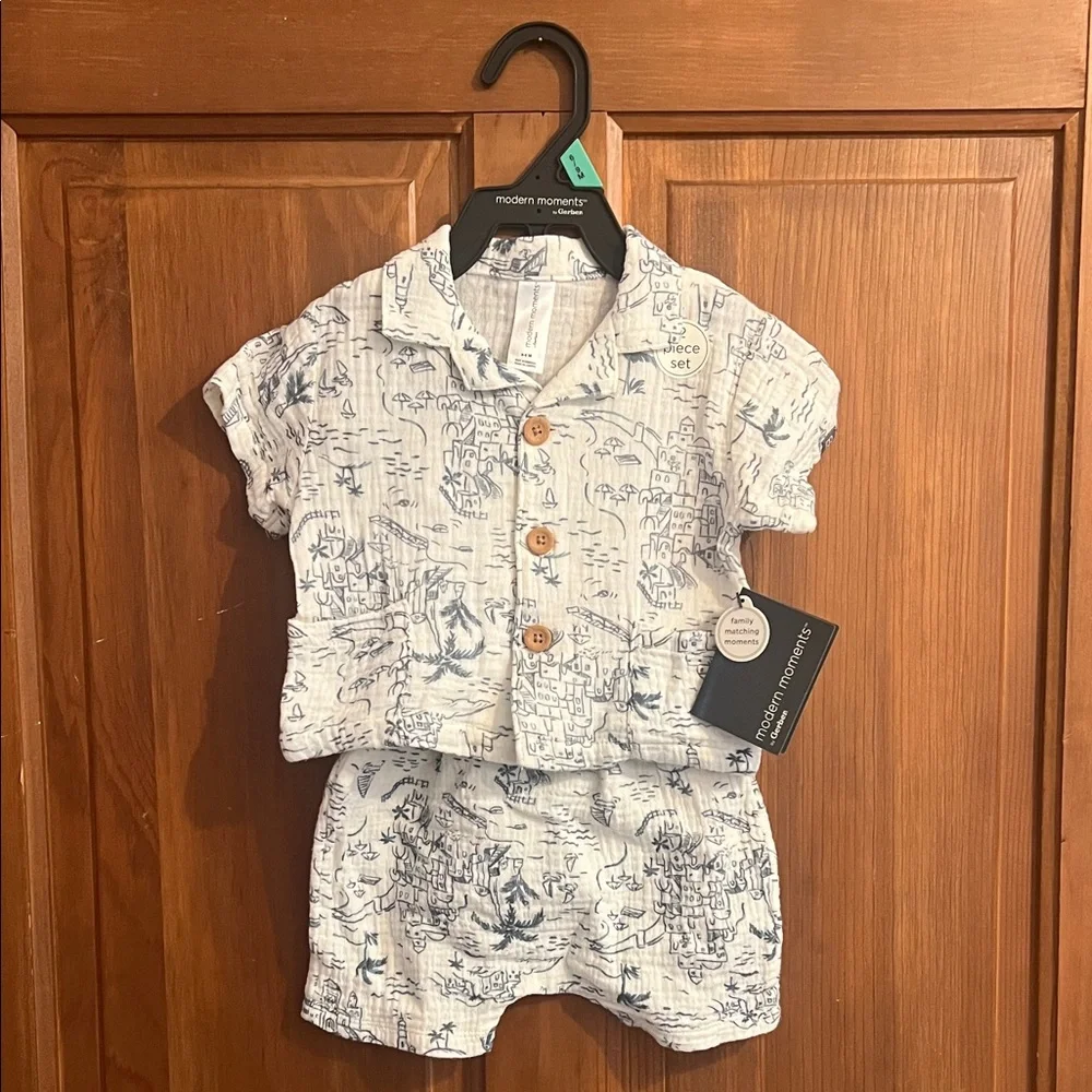NWT Modern Moments 2 Piece Set 6/9M - Picture 1 of 6